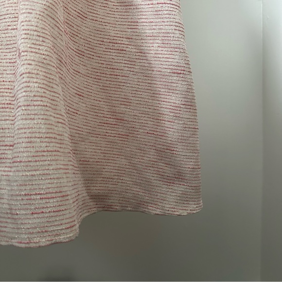 Aritzia Talula pink & cream striped strapless/spaghetti strap dress size 8 - Picture 5 of 6